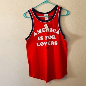 NWT PINK 4th of July Tank